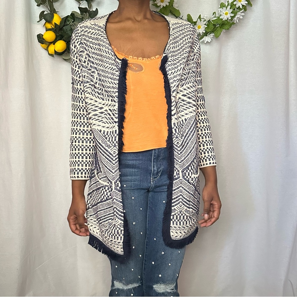 Lucky Brand Jeans NWT cozy tweed knit jacket.